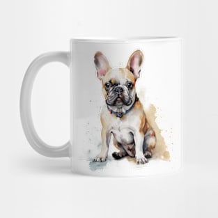 French Bulldog Watercolor Style Mug